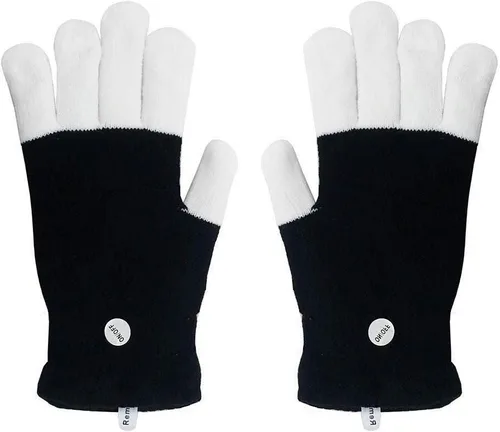 Vista 2 de Luwint Guantes con luz LED para niños Brillan intermitentemente divertidos juguetes para niños, niños y niñas de 7 a 12 años