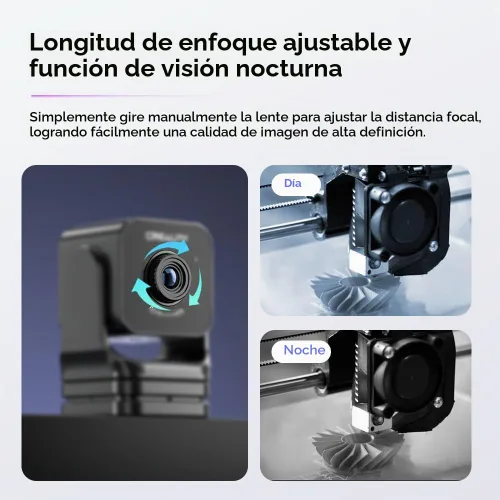 Vista 6 de Creality Cámara Oficial Nebula, Monitoreo Remoto, Conexión WiFi, Generación Automática de Video Time-Lapse, Compatible con Sonic Pad/Nebula