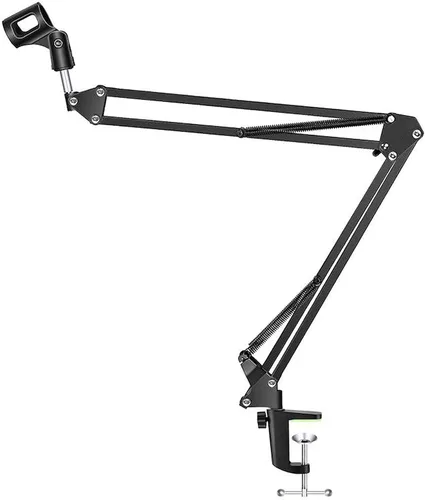 Vista 2 de Mr. Dj ARM43 Brazo de brazo universal para micrófono de difusión montado en el escritorio