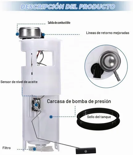 Vista 4 de AP7161M Conjunto del módulo de bomba de combustible para 2002 2003 DODGE RAM 1500 TRUCK (para tanque de 26 galones) E7161M