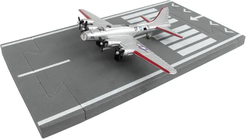 Vista 2 de Daron Worldwide Trading Runway24 B-17 Vehículo, color plateado