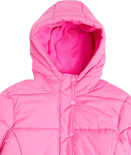 Vista 5 de Tienda Essentials - Abrigo inflado y pesado de manga larga con capucha para mujer (disponible en talla extragrande)