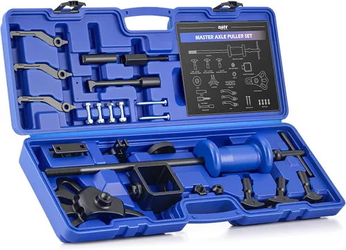 Vista 9 de Orion Motor Tech - Juego de extractor de martillo deslizante de 9 vías, extractor del cojinete de la llanta frontal y kit de herramientas