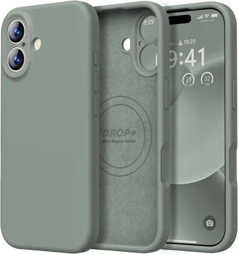 Vista 535 de LOVE 3000 Diseñada para Funda iPhone Air, Silicona Premium [Compatible con Magsafe][Forro de Microfibra Suave Anti-Rayones] Funda Protectora