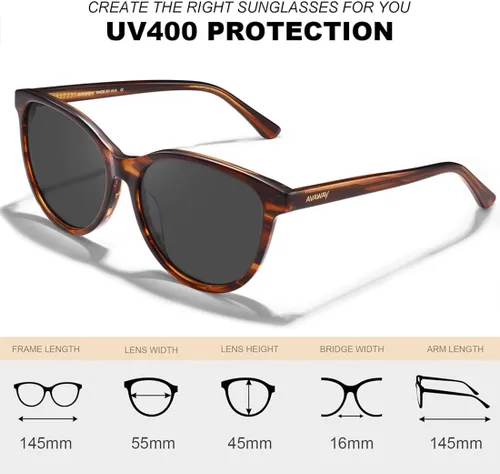 Vista 4 de AVAWAY Gafas de sol polarizadas 100 protección UV para conducir golf senderismo navegación