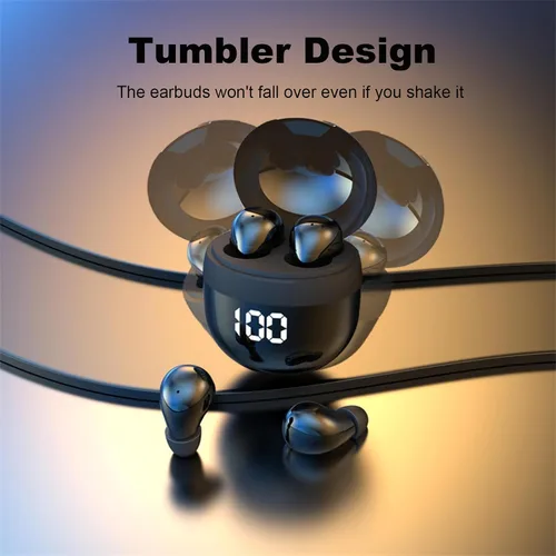 Vista 8 de Pequeños mini auriculares invisibles para el trabajo inalámbricos Bluetooth diminutos de perfil bajo micro pequeños discretos auriculares ocultos