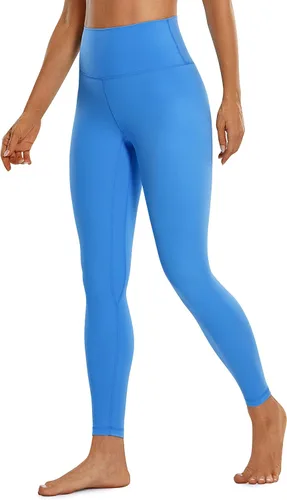 Vista 25 de CRZ YOGA Leggings de entrenamiento para mujer con sensación de desnudez cepillada de 25 pulgadas, pantalones de yoga de compresión de cintura alta