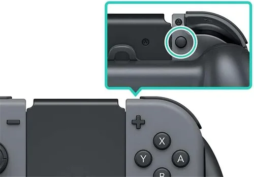 Vista 2 de Botón de liberación izquierdo y derecho Botón de cierre de manija para NS Switch Joy-Con Controller Reemplazo