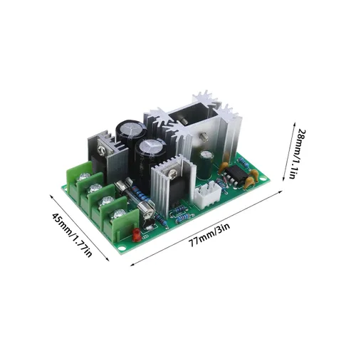 Vista 5 de Create idea PWM Módulo controlador de velocidad del motor DC 12V 24V 36V 48V velocidad ajustable PWM controlador gobernador electrónico interruptor