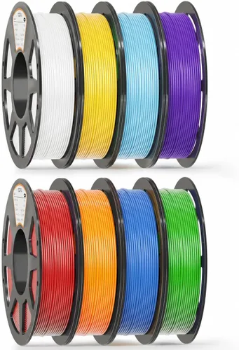 Vista 34 de Paquete de filamento PLA de 0.069 pulgadas, 8 colores vibrantes, apto para Pla Bundle-250gx8-112020006