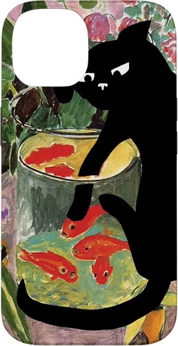 Vista 4 de Matisse's Goldfish and A Cat Case for iPhone 17