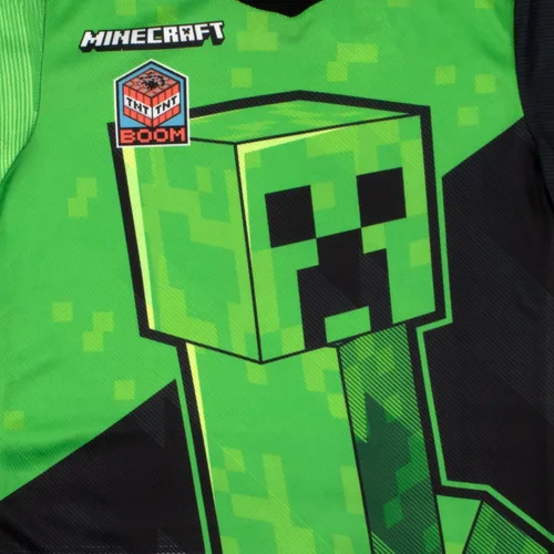 Vista 7 de Minecraft Creeper - Camiseta deportiva para niños, 2