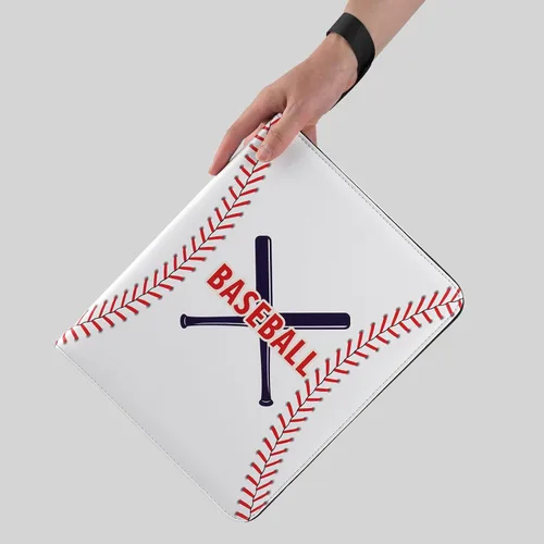 Vista 4 de Carpeta de tarjetas para tarjetas de 9 bolsillos, compatible con tarjetas, 9 bolsillos con capacidad para 720 tarjetas. Carpeta de tarjetas