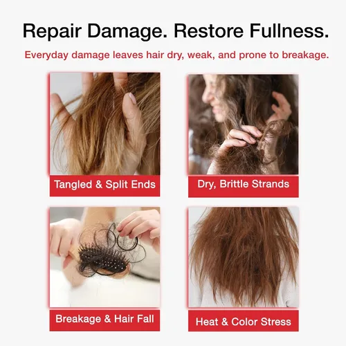 Vista 5 de Biotin Peptide Hair Restore Shampoo 16 Fl Oz & Hair Labs Hair Conditioner 7 Fl Oz