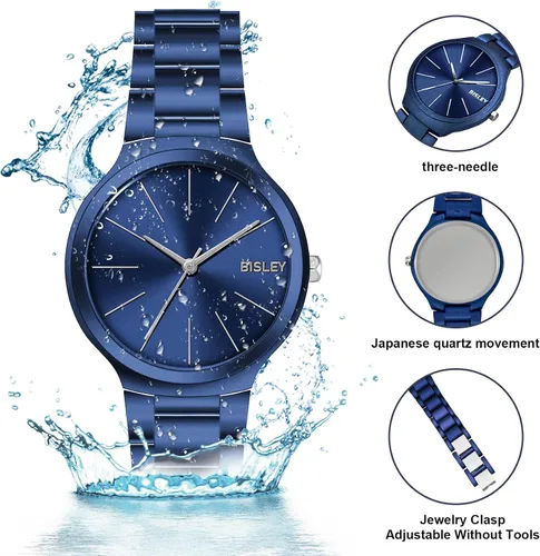 Vista 3 de Bisley Reloj de pulsera de metal para mujer