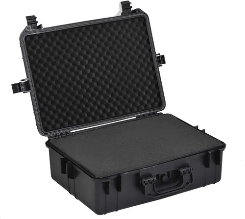 Vista 6 de MEIJIA Funda rígida protectora impermeable portátil, funda para cámara con espuma de ajuste personalizable insertada, apta para uso con drones