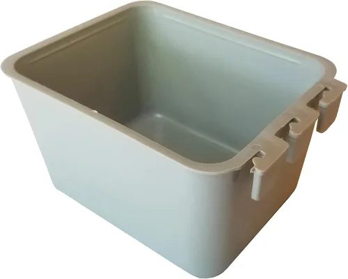 Vista 4 de Vasos de jaula de 1 pinta (16 onzas) vasos colgantes para alimentación y jaula de agua (4, negro)