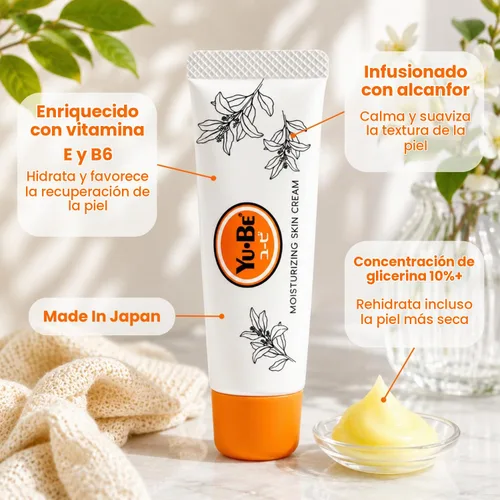 Vista 4 de Yu-Be Crema hidratante para la piel (individual) – Crema hidratante para la noche y el día Hidratante calmante para piel seca Seguro