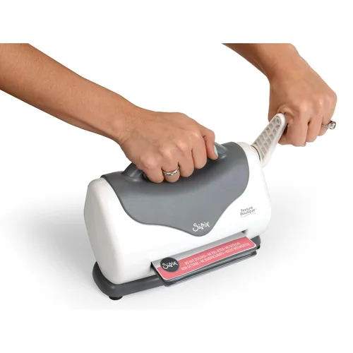 Vista 4 de Sizzix, Blanco y gris 660950 textura Boutique máquina de grabación en relieve, blanco/gris