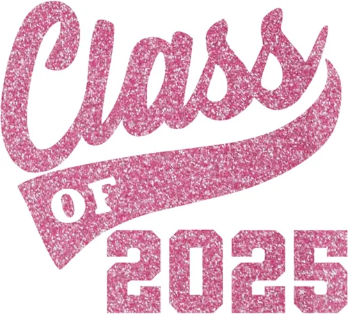 Vista 31 de Adhesivo de graduación para planchar en la clase de 2025, calcomanía para camiseta de secundaria universitaria, parche de graduación HTV