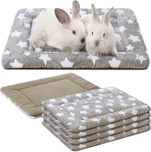 Vista 20 de VitalCozy 4 almohadillas suaves y cálidas para jaula de perro, 20 x 30 x Verde