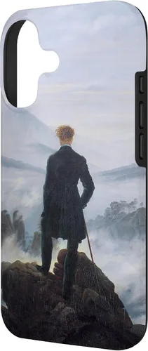 Vista 2 de The Wanderer Above The Sea of Fog - Caspar David Friedrich Case for iPhone 17