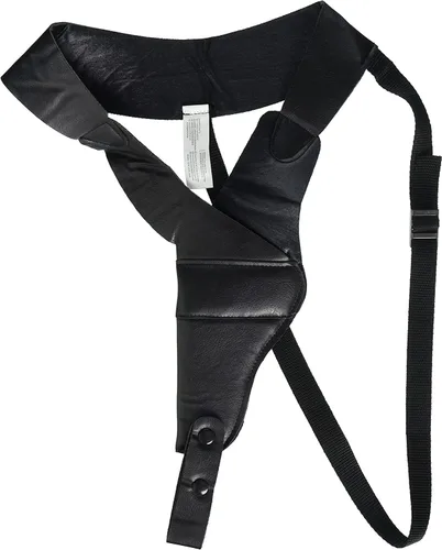 Vista 4 de Funda negra para pistola - Tamaño adulto 1 pieza