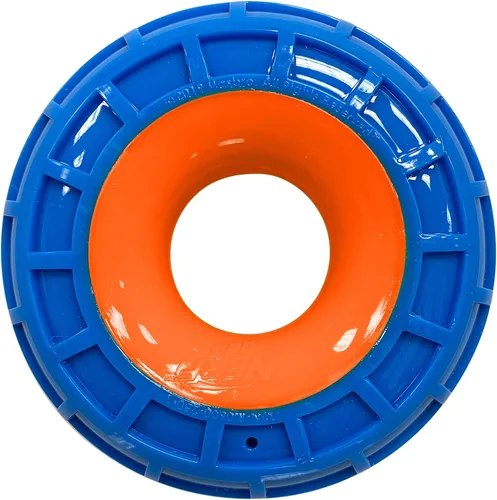 Vista 2 de Anillo de chirrido TPR EXO de 6in - Azul/Naranja