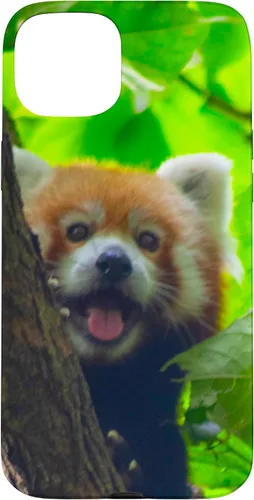 Vista 9 de Cute Funny Red Panda Smiling Tree Animal Nature Lover Gift Case for iPhone 17