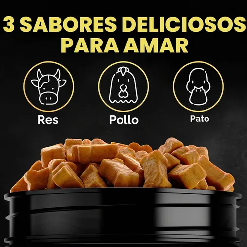Vista 7 de Masticables 11 en 1 para Ganancia Muscular - Suplementos de Aumento de Peso para Perros con Alta Proteína y Aminoácidos - Constructor Muscular