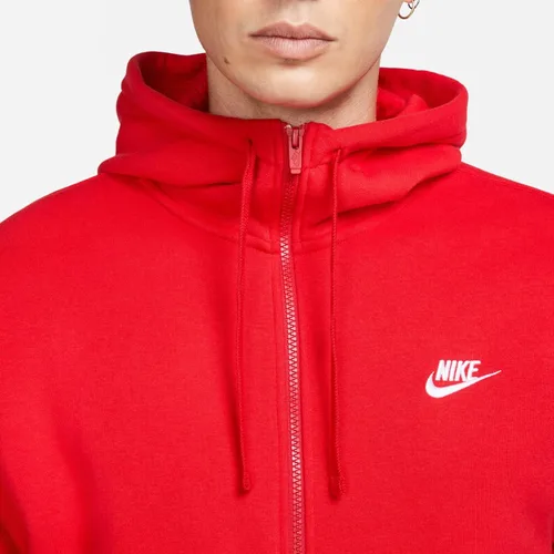 Vista 5 de Nike Sudadera con capucha deportiva Club Fleece con cremallera completa para hombre