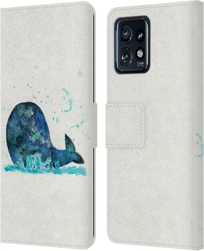 Vista 8 de Head Case Designs Officially Licensed Wyanne Quiet Creative Animals 2 Leather Book Wallet Case Cover Compatible with Motorola Moto Edge 40 Pro
