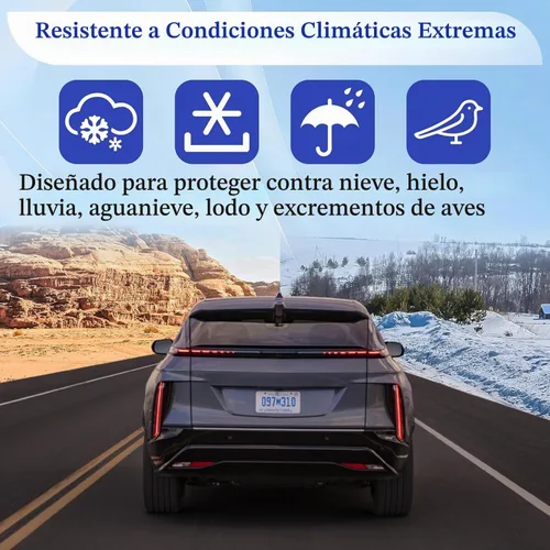 Vista 5 de 2 fundas para espejos laterales con cordones, accesorios para retrovisor