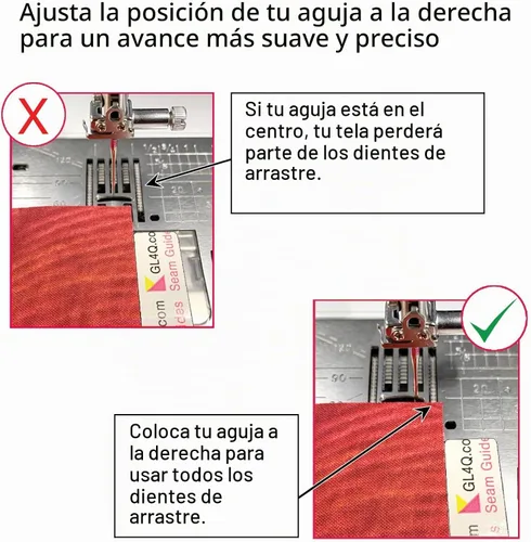 Vista 3 de Guidelines4quilting guías de costura, 0.5 x 2 x 0.03125 pulgadas, paquete de 6