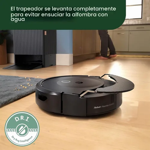 Vista 6 de iRobot Roomba Combo 10 Max Robot Aspirador y Trapeador + Base AutoWash