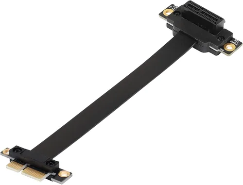 Vista 12 de SinLoon Cable de extensión PCIE 3.0, cable de extensión 36PIN 1X, tarjeta de extensión PCI Express 1X, para chasis 1U, 2U (3.9 in, negro)
