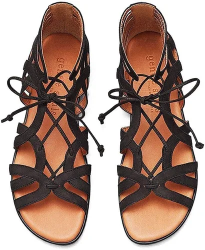 Vista 2 de Gentle Souls Break My Heart 3 - Sandalias gladiadoras para mujer, color dorado