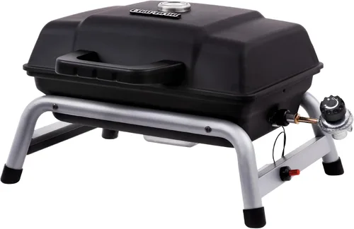 Vista 2 de Parrilla de gas propano portátil Charbroil de 1 quemador, negra – 17402049