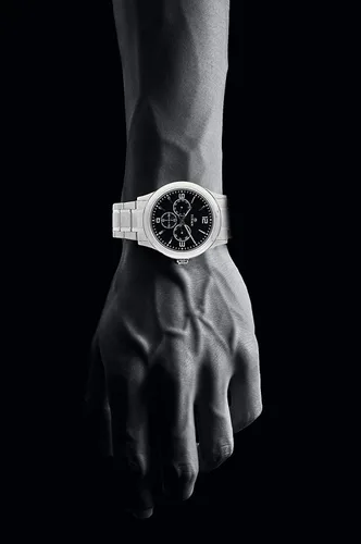 Vista 7 de Titan Workwear - Reloj cronógrafo para hombre, cuarzo, resistente al agua, correa de acero inoxidable