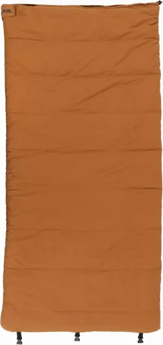 Vista 3 de ALPS OutdoorZ Redwood - Saco de dormir forrado de franela de -10°F con carcasa de lona de algodón, cremalleras resistentes, diseño rectangular