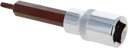 Vista 142 de Utoolmart 1/2" Drive x 0.551 in largo Hex Bit Socket, métrico, S2 y Cr-V acero 1pcs