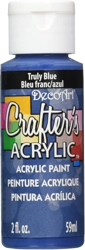 Vista 10 de DecoArt Crafter's Acrílico, de 2 onzas, color azul marino. Oro envejecido