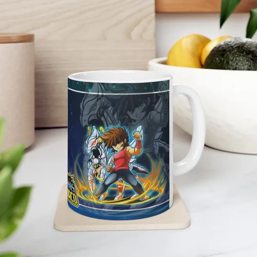 Vista 3 de Pegaso, Los Caballeros Del Zodiaco, Taza Cerámica 11 Oz