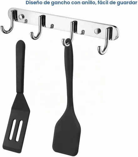 Vista 5 de Hitefu Mini espátula flexible de 2 piezas, color negro
