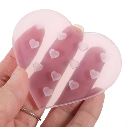 Vista 9 de Beaupretty - Extensión de pestañas en forma de corazón, almohadilla de injerto de pestañas, paleta de pegamento para salón y uso personal