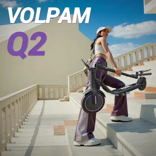 Vista 7 de Electric Scooter for Adults & Teens, 350W Motor, 15 Miles Long Range, 19 MPH Max Speed, 8.5" Solid Tire, Lightweight EScooter with Dual Brakes &