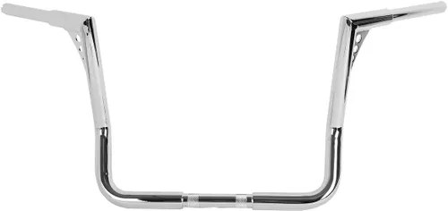 Vista 9 de TCMT Barra Ape Hanger Negra de 12" Rise, Manillar Grueso de 1-1/4", Compatible con Harley Dressers Baggers Touring CVO Street Glide Tri Glide
