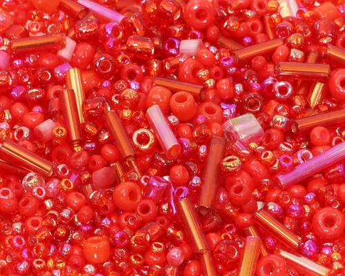 Vista 9 de Cuentas de Manualidades Mixtas 1000Pcs/20g Cuentas de Tubo de Semilla de Vidrio Bugle de 1.5-4.5mm Cuentas Espaciadoras Pequeñas Sueltas para Hacer