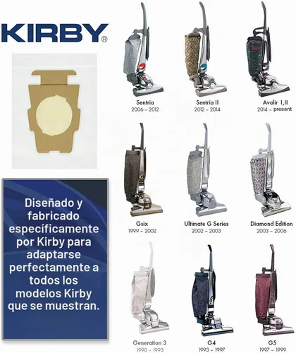 Vista 6 de Kirby Micron Magic Micro Allergen 205814A. Bolsas para filtro de aspiradora HEPA