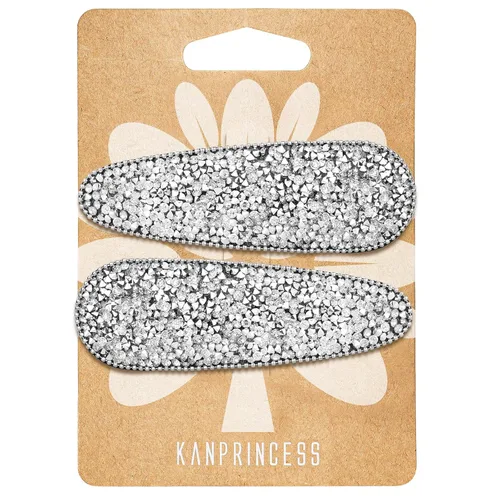 Vista 14 de KANPRINCESS Pinza para el pelo, 2 piezas de diamantes de imitación de 2.4 pulgadas, color plateado, pasadores de pelo para mujeres y niñas, novia